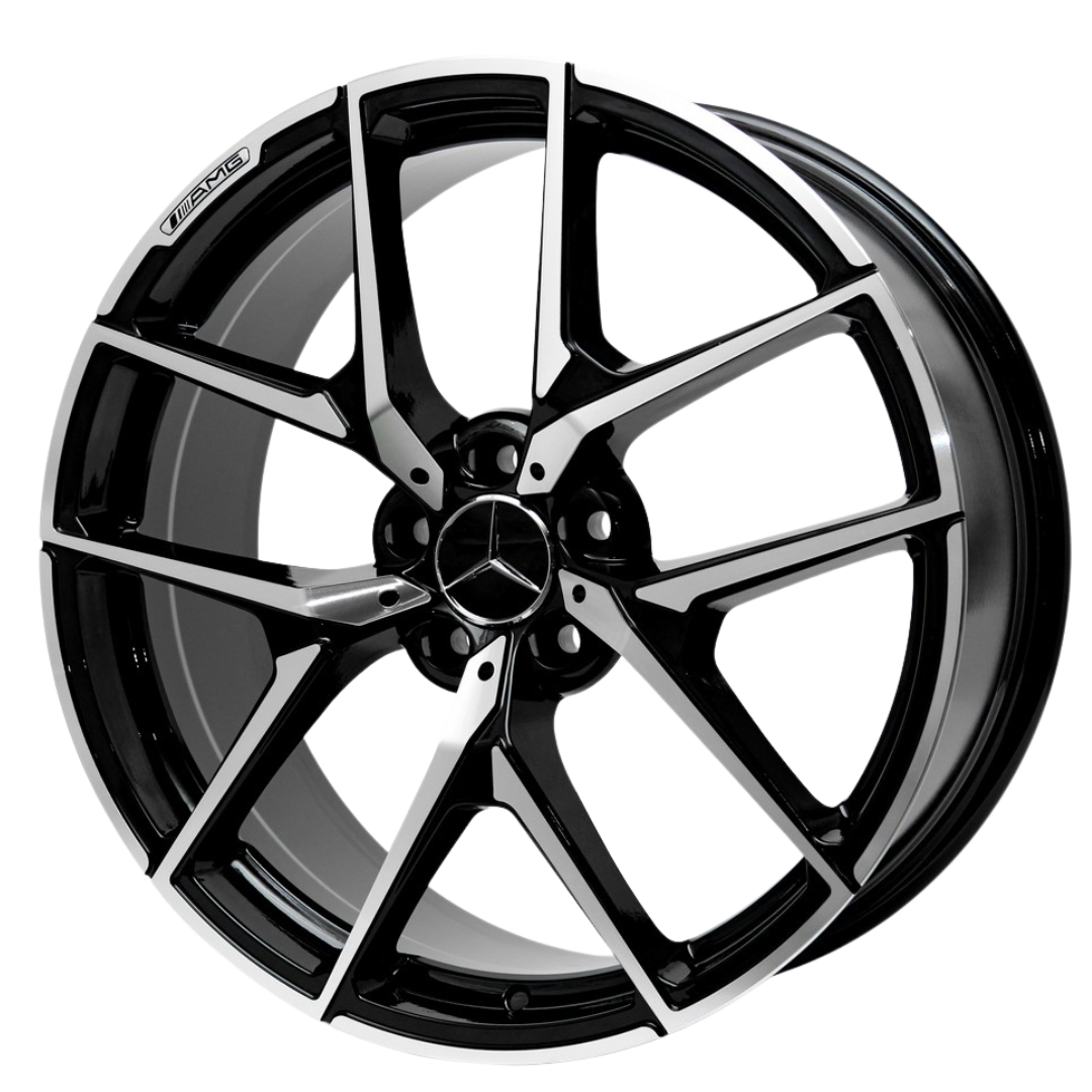 Set de llantas de aleación 19x8.5 5*112 Negro Mate Machine Face