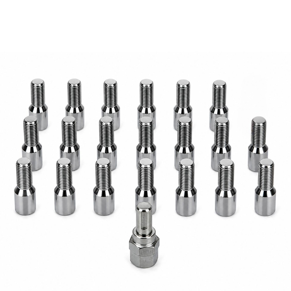 PERNOS SEGURIDAD 12X1.5 20 UNIDADES + LLAVE SEGURIDAD