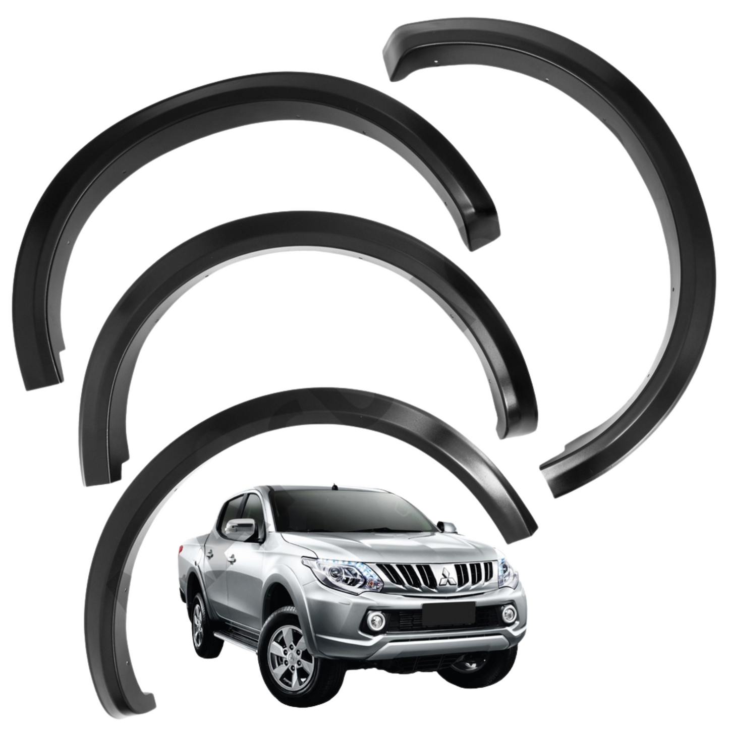 Kit Extensiones De Tapa Barro Fender Delgada Mitsubishi L200 (2016 - 2018)