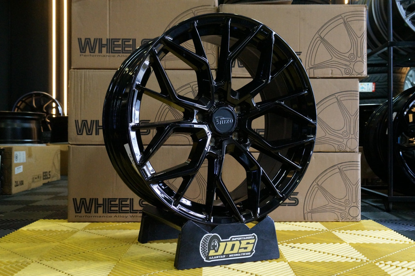 Set de llantas de aleación 18X8 5*112 negro brillante