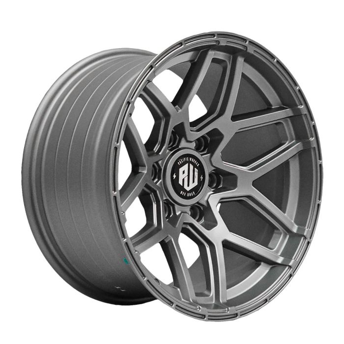 SET DE LLANTAS ALEACION 17x9 6x139 HAWKSPACE GRIS MATE
