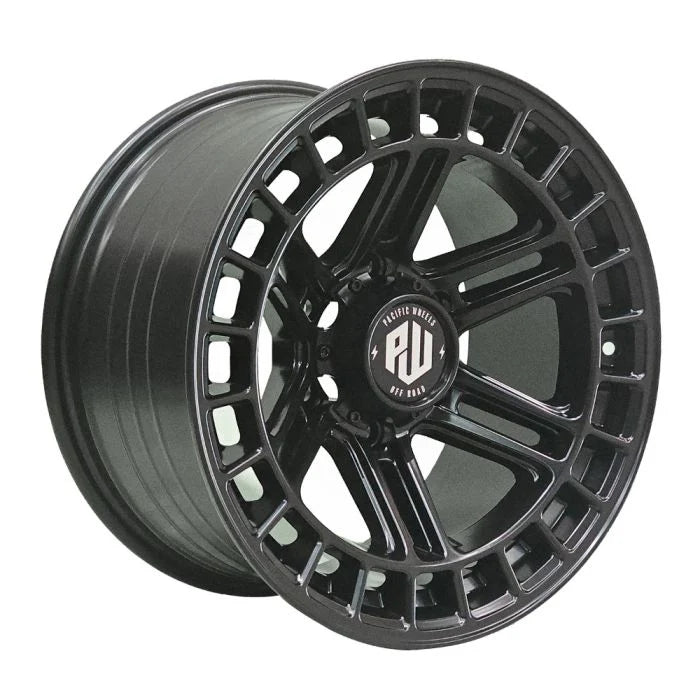 SET DE LLANTAS ALEACION 16x8 6*139 Warrior Black