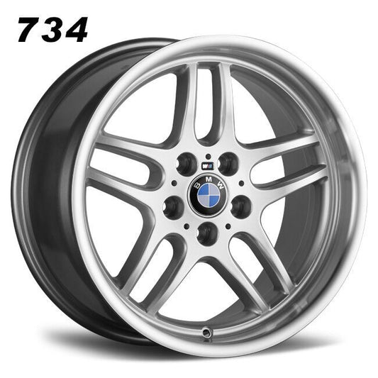 SET DE LLANTAS  ALEACION 18X8 5X120 BMW MOD 734 13/74.1