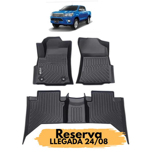 PISOS TOYOTA HILUX REVO 2015-2025 CALCE PERFECTO