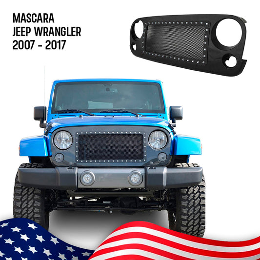 MASCARA ACERO NEGRA JEEP WRANGLER  (2007-2017)