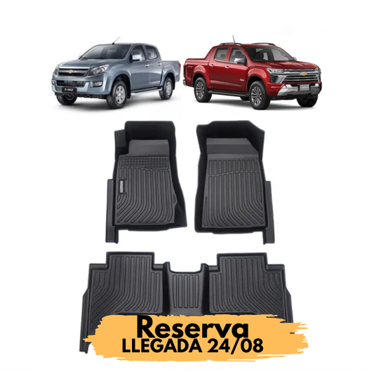 Pisos Calce Perfecto Chevrolet DMAX 2015-2021 / COLORADO 2018-2025