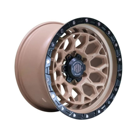 SET DE LLANTAS ALEACION 17x9 6*139.7 LOBO SAND DESSERT