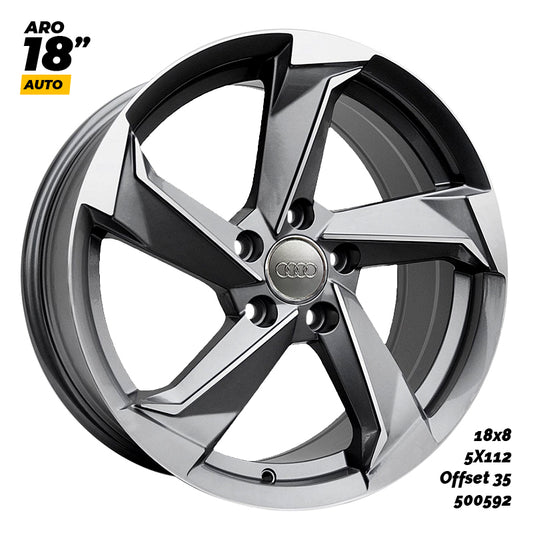 SET DE LLANTAS ALEACION 18X8 5*112 CB66.5 ET+35 AUDI