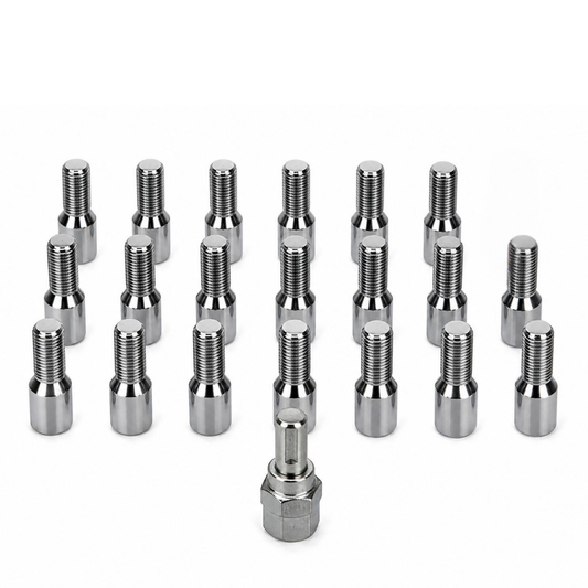 PERNOS SEGURIDAD 12X1.5 20 UNIDADES + LLAVE SEGURIDAD