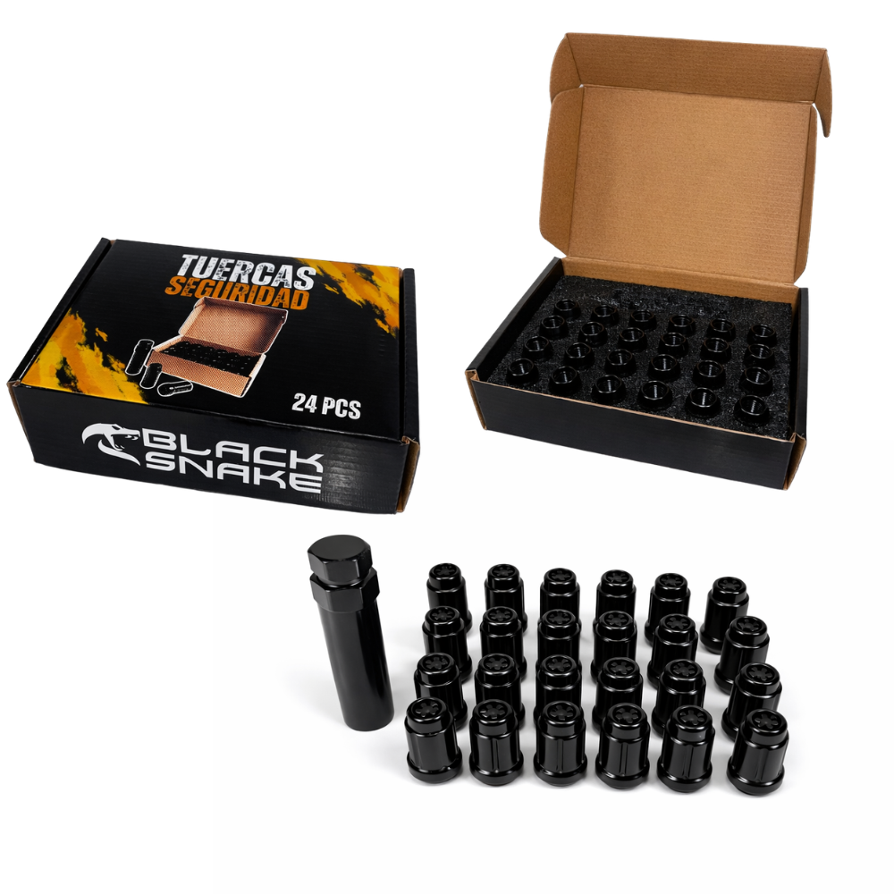 Tuerca De Seguridad Antirrobo Auto/ Camioneta 24 Pcs 12x1.5