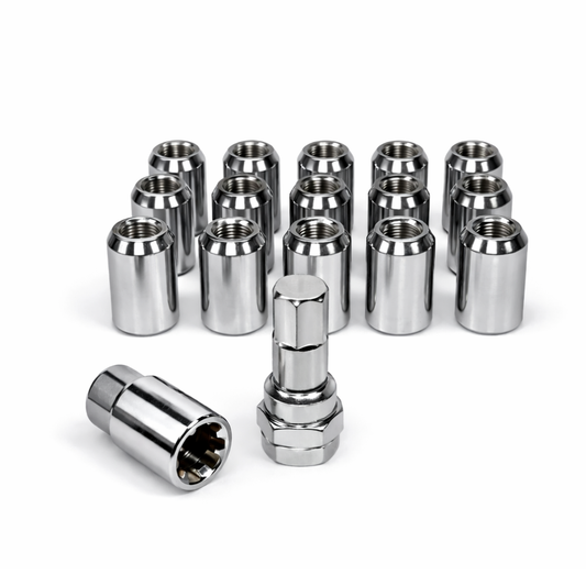 TUERCA DE SEGURIDAD ANTIRROBO 16 PCS 12X1.5 CROMADA