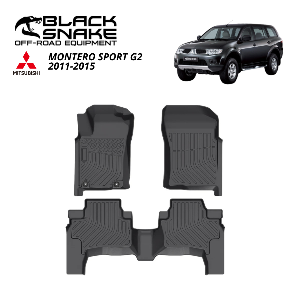 Pisos Calce Perfecto Mitsubishi  Montero Sport G2 2011-2015