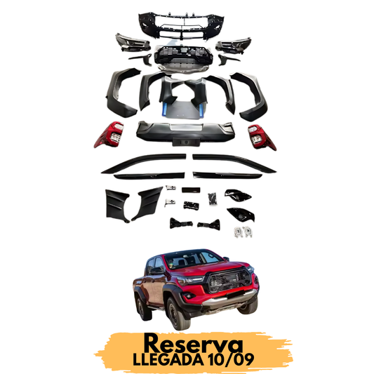 BODY KIT TOYOTA HILUX 2020-2023 MEJORA A GR SPORT 2023