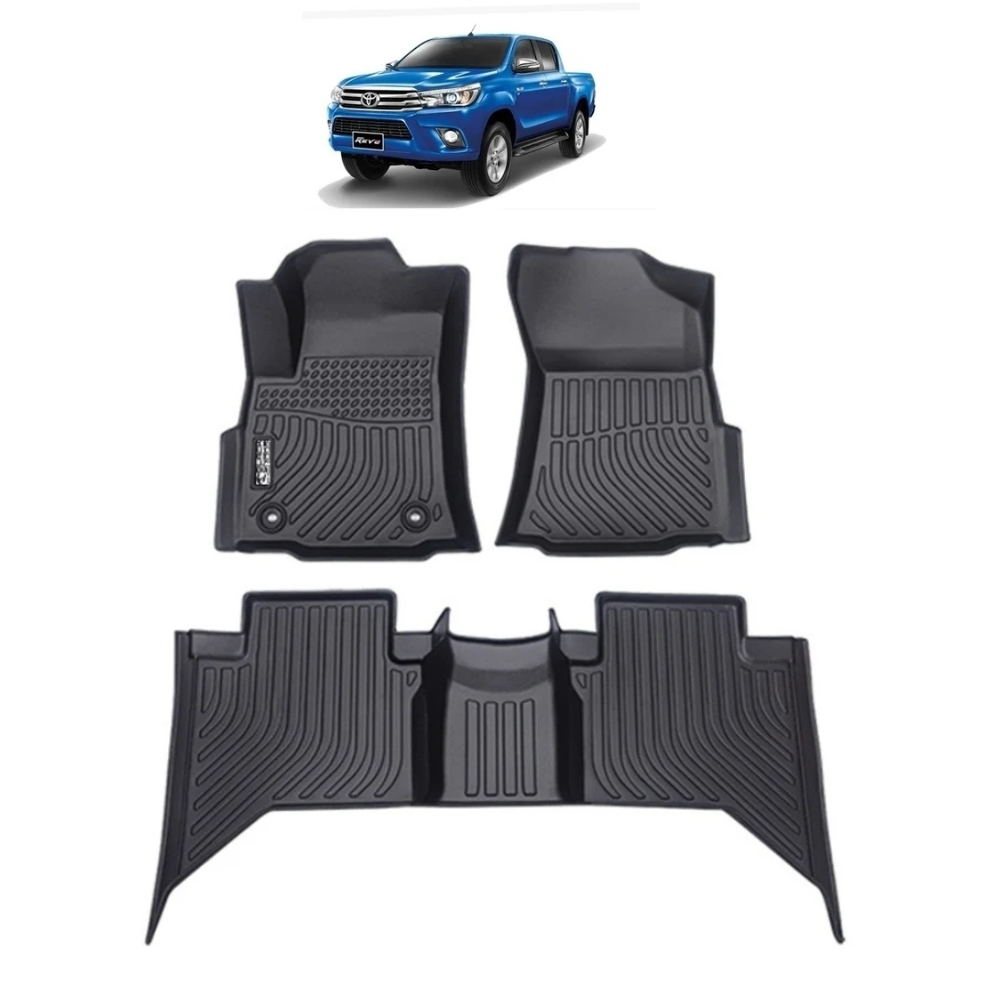 PISOS TOYOTA HILUX REVO 2015-2025 CALCE PERFECTO