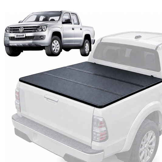Tapa plegable rigida TRI-FOLD VOLKSWAGEN AMAROK DOBLE CABINA 2010+