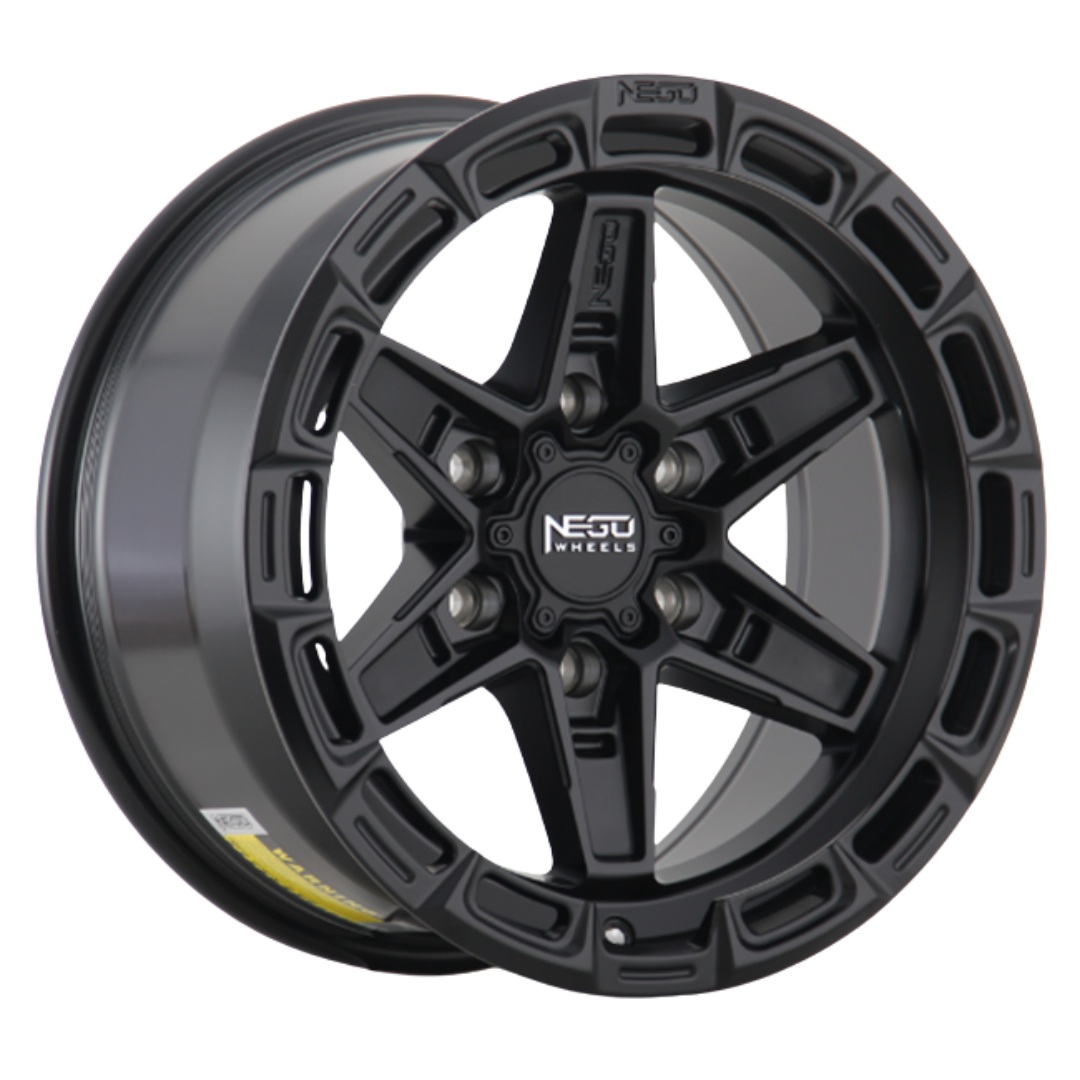 Set de llantas de aleación 17x8.5 6*139.7 Negro Satinado