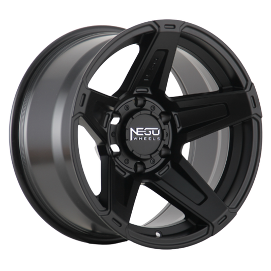 Set de llantas de aleación 17x9 6*139.7 Negro Satinado